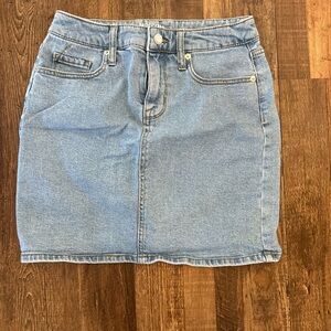 Mossimo Supply Co. Light Blue Denim Mini Skirt